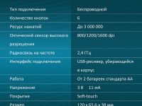 Беспроводная мышь Оклик 495MW Чёрная / Золотистая