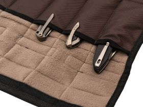 Сумка для 10 ножей KTB, коричневая