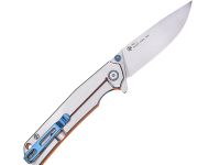 Нож складной Ruike P801-J, сталь 14C28N, рукоять G10, оранжевый