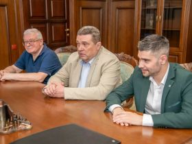 Председатель СЖР Владимир Соловьёв встретился с главой ЛНР Леонидом Пасечником