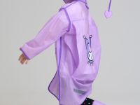 Плащ из полимерного материала для девочек (дождевик)