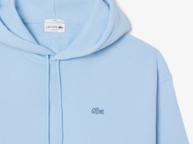 Хлопковый свитшот Lacoste унисекс свободного кроя