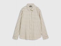 Рубашка в клетку, Бежевый