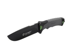 Нож для выживания с огнивом и точилкой Ganzo G8012, серый