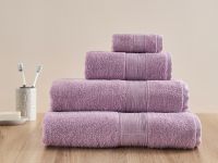 Полотенце махровое Piega, сирень