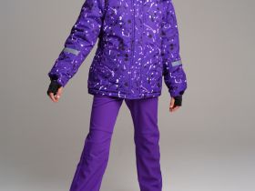 Куртка текстильная с полиуретановым покрытием для девочек