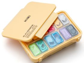 Набор гуаши HIMI 12 цв по 12 грамм, металлики