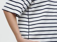 Футболка в полоску свободного силуэта
