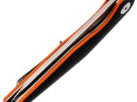 Складной нож Снайпер Техно, сталь N690, рукоять G10 черно-оранжевый