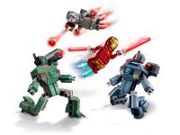 Super Heroes 76320 Конструктор Железный Человек и Воитель против Хаммер-дронов