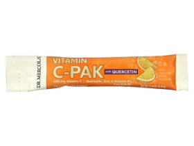 Dr. Mercola, Витамин C-PAK с кверцетином, натуральный апельсин, 500 мг, 30 пакетиков по 5,12 г (0,18 унции)