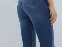 Джинсы Skinny с высокой посадкой, Синий