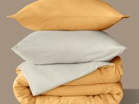 Постельное белье Summer yellow & Onyx gray