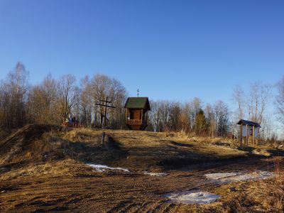 Оборонительные сооружения войск Волховского фронта в районе ожесточенных боев с немецко-фашистскими оккупантами 1943 г.