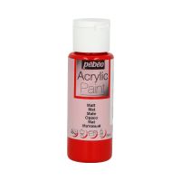 Акрил для декора Pebeo "Acrylic Paint" 59 мл, матовый, вишня