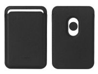 Чехол Kzdoo Leather Wallet MagSafe (Black)