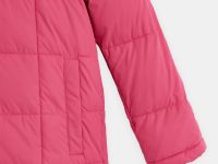 Утепленная куртка прямого силуэта