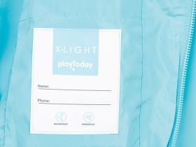 Куртка текстильная с полиуретановым покрытием для девочек (ветровка)