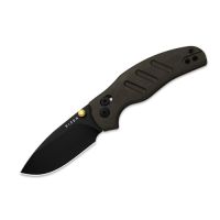 Складной нож Kizer C01C 2.9 CD, сталь Nitro-V, рукоять Richlite, коричневый/черный