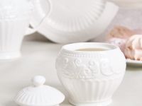 Сахарница Emboss White