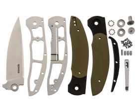 Большой складной нож Honor Tirex Green, сталь D2, рукоять G10