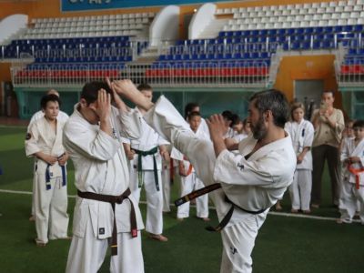 Хаид Мантаев провел мастер-класс для якутских каратистов