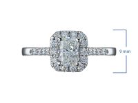 Кольцо из белого золота э4712кц10220008