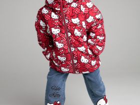 Брюки текстильные джинсовые для девочек