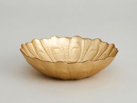 Блюдо Fiori, золотое