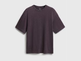 Базовая футболка с эффектом стирки, Фиолетовый