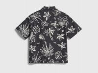 Рубашка с принтом для мальчиков, Серый