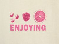 Футболка с принтом для девочек, Желтый