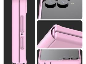 Чехол Araree Aero Flex R для Galaxy Z Flip8, с кольцом розовый