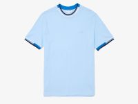 Мужская хлопковая футболка Lacoste с принтом