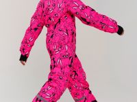 Комбинезон текстильный с полиуретановым покрытием для девочек