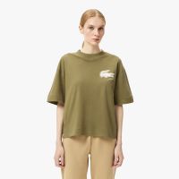 Женская футболка Lacoste свободного кроя