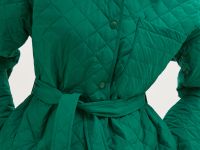 Утепленная куртка с поясом