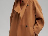 Пальто из шерсти и шелка