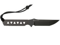 Нож скрытого ношения с фиксированным клинком Spartan Blades Formido, клинок черный, сталь CPM-S35VN, цельнометаллический