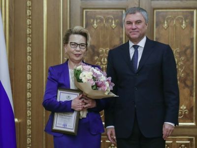 Галине Данчиковой объявлена благодарность за эффективную работу в Государственной Думе