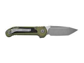 Автоматический нож Microtech LUDT Gen III T/E 1136-10APOD, сталь M390MK, рукоять алюминий, зеленый