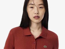 Женское поло Lacoste приталенного кроя из органического хлопка