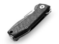 Складной нож LionSteel NANO, сталь MagnaCut, рукоять титан/карбон