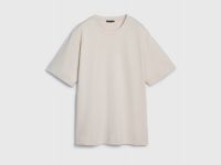 Футболка из текстурной ткани, Белый