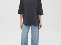 Футболка унисекс из хлопка оверсайз силуэта