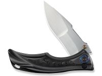 Складной нож WE Knife Tighe Down, сталь M390, рукоять титан/карбон, черный