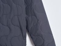 Утепленная куртка прямого силуэта