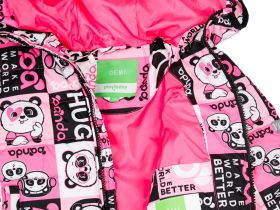 Куртка текстильная с полиуретановым покрытием для девочек