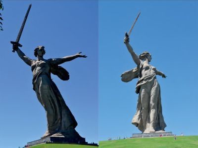 Скульптура «Родина-мать зовет!» (главный монумент)