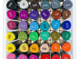 Набор двусторонних маркеров для скетчинга Гамма "Студия" 36 цв., основные цвета, пулевид./клиновид.